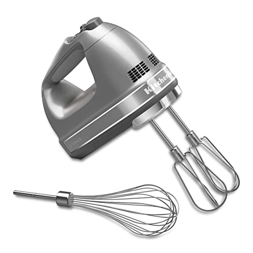 KitchenAid KHM7210 7-biegowy cyfrowy mikser ręczny z akcesoriami Turbo Beater II