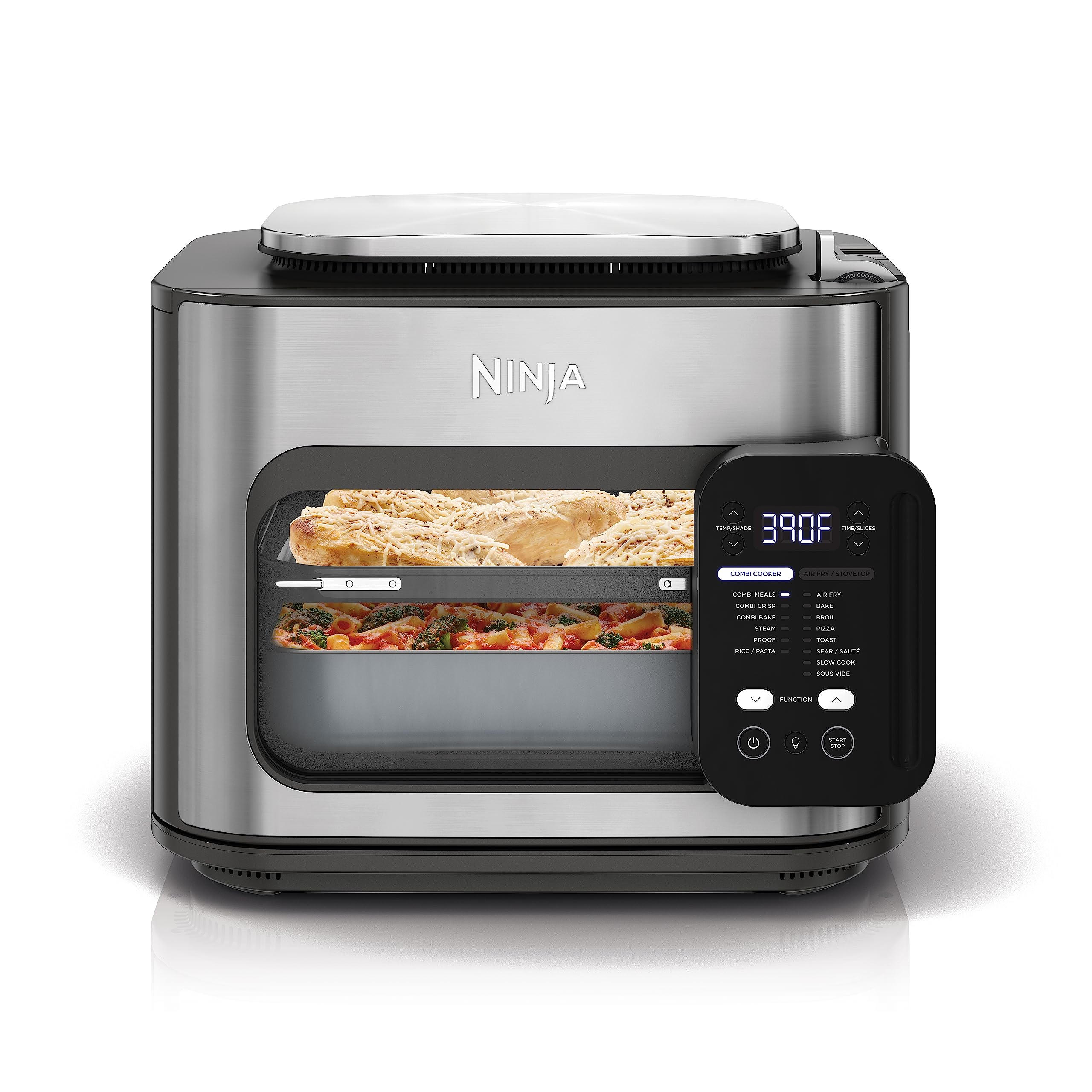 Ninja SFP701 Combi All-in-One Multicooker, Oven, and Air Fryer, 14-in-1 Functions,15-Minute Complete Meals, Includes 3 Accessories, ...