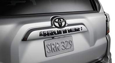 Genuine Toyota Parts Oryginalne części - emblemat czarny 4Runner (PT948-89180-02)