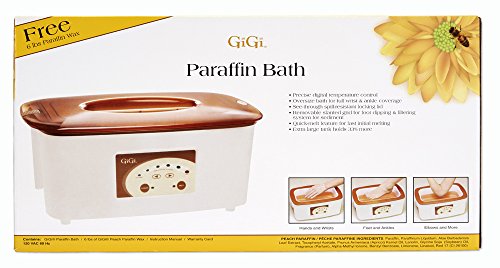 GiGi Cyfrowa kąpiel parafinowa z brzoskwiniową parafiną 6 funtów