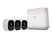 Arlo Pro VMS4430 Bezprzewodowy system bezpieczeństwa HD do użytku wewnątrz i na zewnątrz z 4 kamerami (biały)