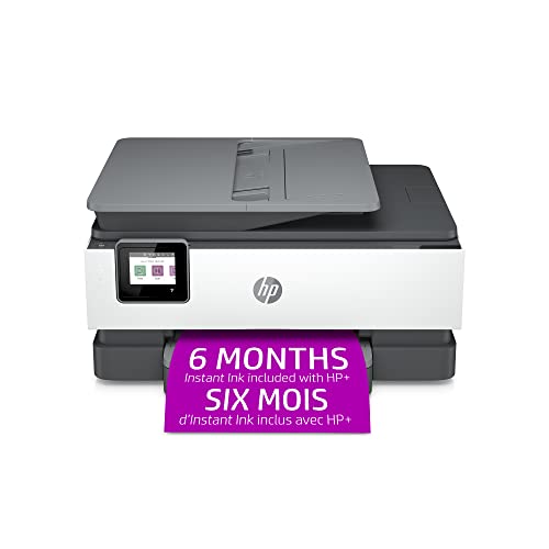 HP Bezprzewodowa kolorowa drukarka wielofunkcyjna OfficeJet Pro 8025e z dodatkowymi 6 bezpłatnymi miesiącami usługi Instant Ink z + (1K7K3A)