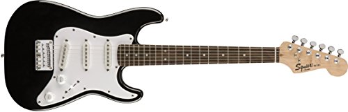 Fender Gitara elektryczna Squier firmy Mini Stratocaster dla początkujących - podstrunnica z indyjskiego lauru