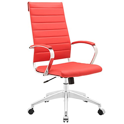 Modway Krzesło biurowe Jive Highback - czerwone + DARMO...