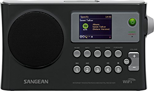 Sangean WFR-28 Radio internetowe / FM-RBDS / USB / Sieciowy odtwarzacz muzyczny Odbiornik cyfrowy z kolorowym wyświetlaczem