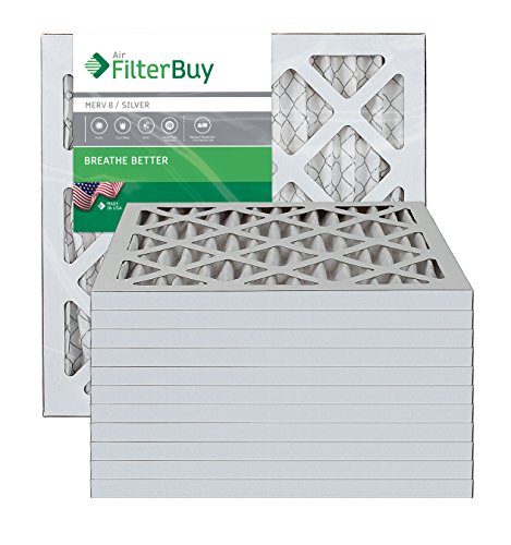 FilterBuy Filtry do pieców/Filtry powietrza — AFB Silver MERV 8 (12 szt.)