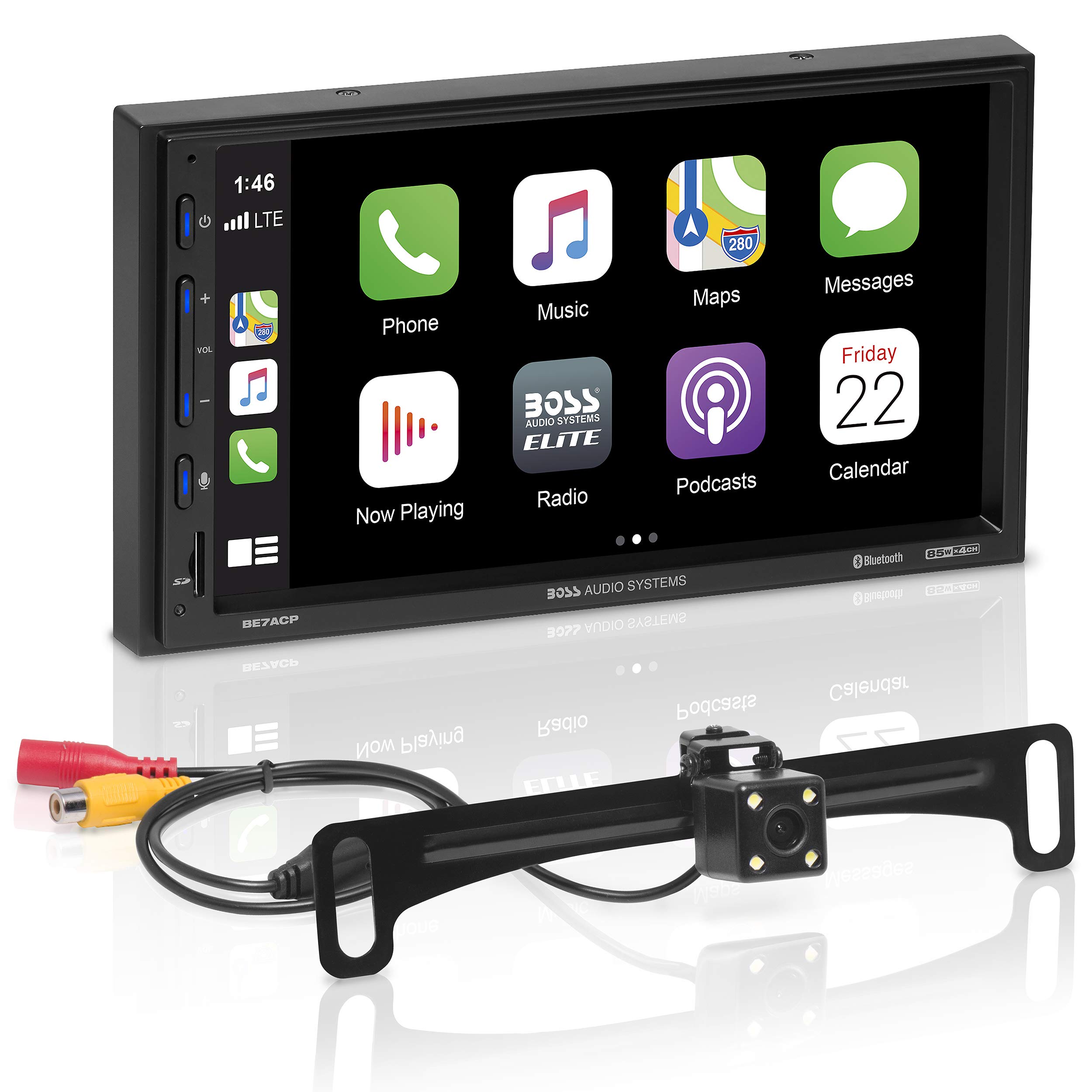 BOSS Audio Systems Systemy Elite Samochodowy odtwarzacz multimedialny z Apple CarPlay Android Auto