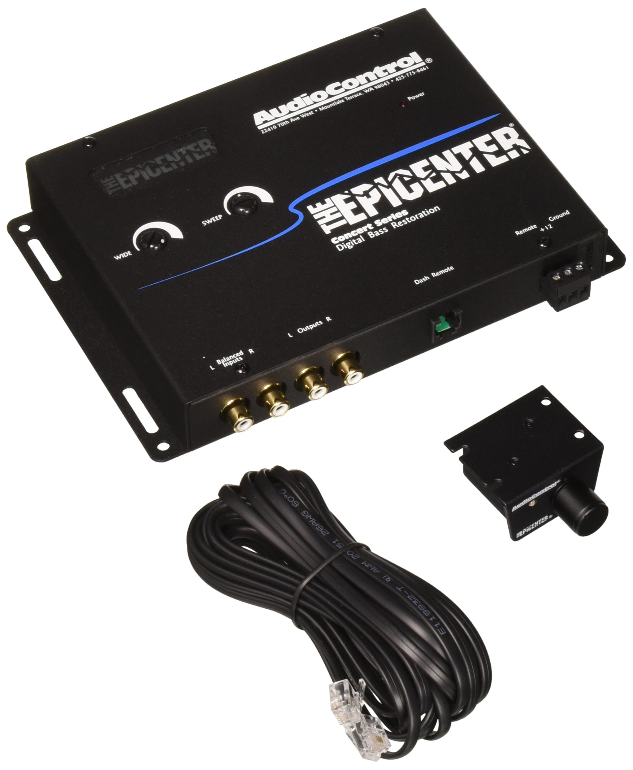 AudioControl Epicenter Bass Booster Expander i procesor przywracania basów z pilotem