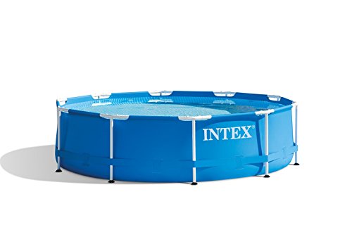 Intex Zestaw basenowy z metalową ramą nad ziemią