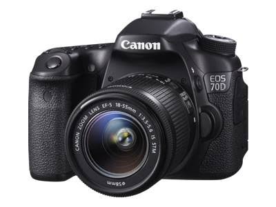 Canon Cyfrowa lustrzanka jednoobiektywowa EOS 70D z obiektywem STM 18–55 mm