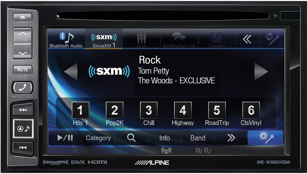 Alpine INE-W960HDMI System audio/wideo/nawigacyjny z tunerem Sirius XM SXV300