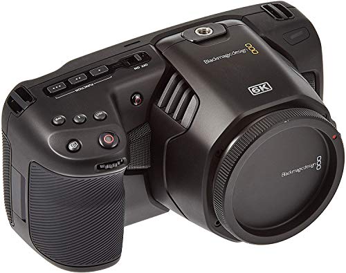 Blackmagic Design Dostępna kamera kieszonkowa Blackmagic Pocket Cinema 6K – kombinacja z uchwytem na baterię kieszonkową