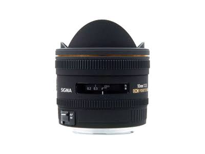 SIGMA Obiektyw typu „rybie oko” 10mm f/2.8 EX DC HSM do lustrzanek cyfrowych Canon – wersja międzynarodowa (bez gwarancji)