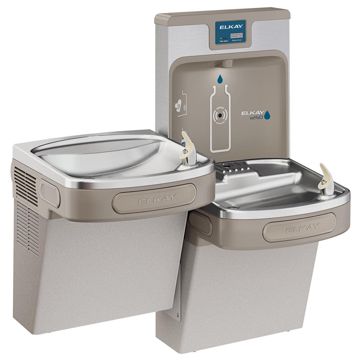 Elkay LZSTL8WSLP ezH2O Bottle Filling Station, Bi-level...