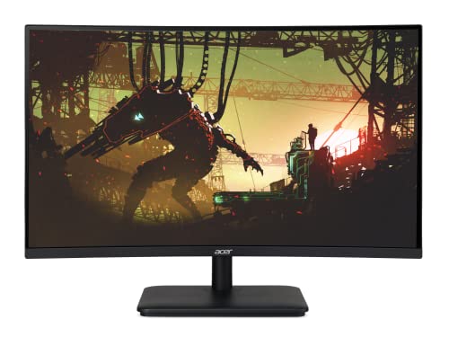 Acer ED270R Sbiipx 27' 1500R zakrzywiony monitor do gier Full HD (1920 x 1080) z zerową ramką i technologią AMD FreeSync | 165 Hz | 5 ms (G do G) | Port wyświetlacza i 2 porty HDMI 1.4