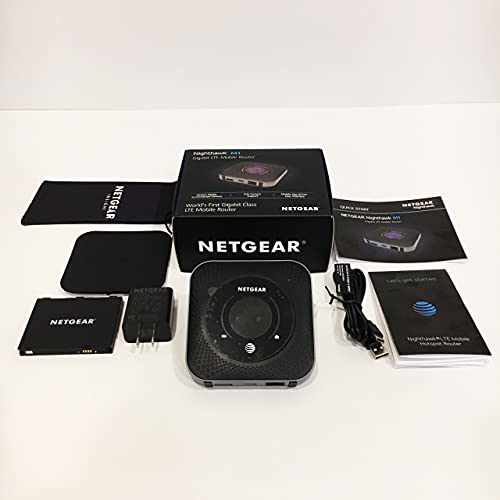 Netgear Mobilny router z hotspotem Nighthawk MR1100 4G LTE (odblokowany AT&T GSM) (stalowo-szary)