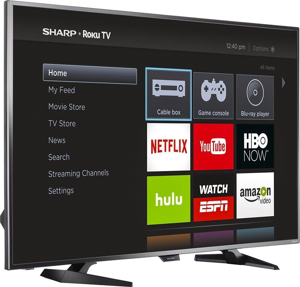 Sharp 50-calowy telewizor LED Smart HDTV 1080p Roku