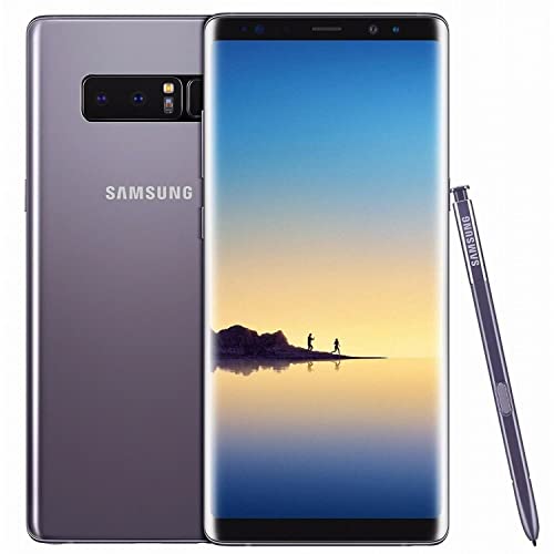 Samsung Galaxy Note 8 N950U 64 GB odblokowany smartfon GSM 4G LTE z systemem Android i podwójnym aparatem 12 megapikseli (odnowiony) (orchidea szary)