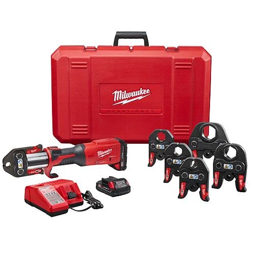 Milwaukee M18 Force Logic Copper Press Tool Kit with 1/...