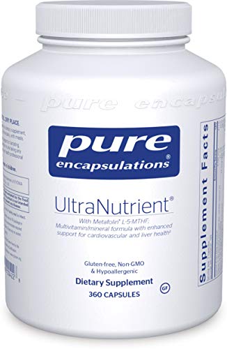 Pure Encapsulations - UltraNutrient - Hipoalergiczny kompleks multiwitaminowo-mineralny z zaawansowanymi przeciwutleniaczami - 360 kapsułek