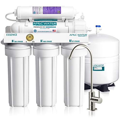 APEC WATER Seria ROES-PH75 Essence Najwyższej klasy alkaliczne minerały pH+ 75 GPD 6-stopniowy certyfikat Ultra bezpieczny system filtrowania wody pitnej metodą odwróconej osmozy