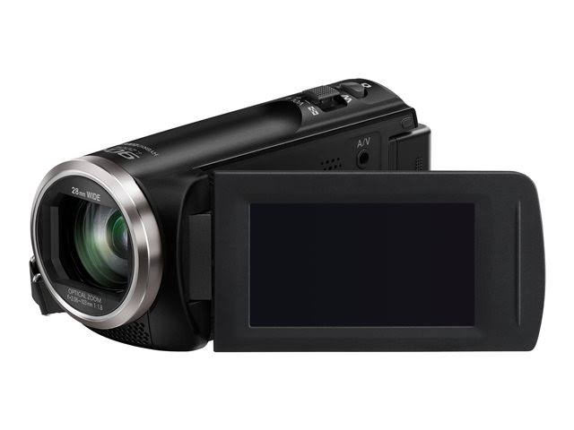 Panasonic Kamera Full HD HC-V180K z 50-krotnym stabilizowanym zoomem optycznym (czarna)
