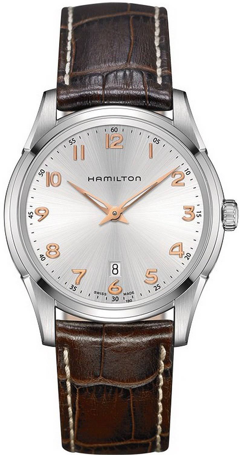 Hamilton H38511513 Męski zegarek Jazzmaster – srebrna tarcza