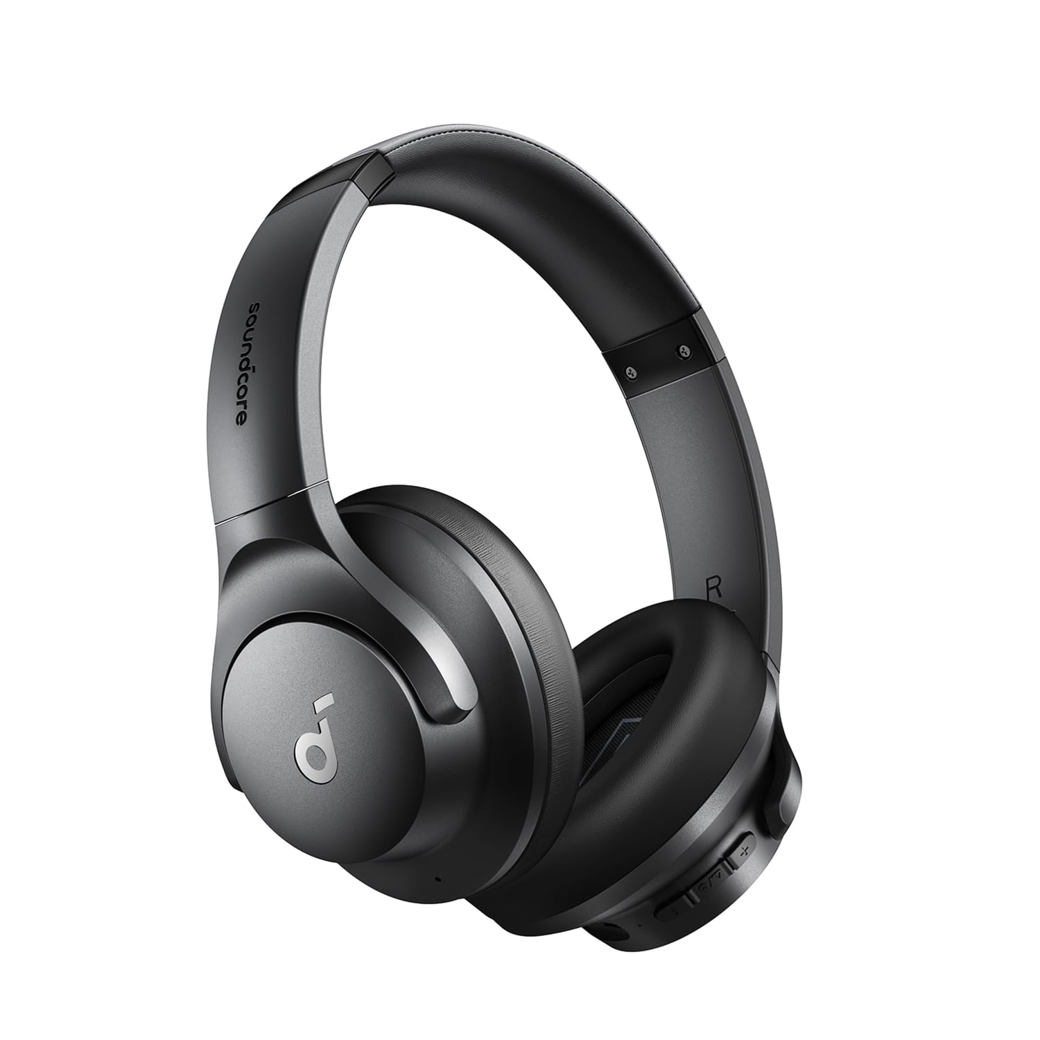 Soundcore by  Q20i Hybrid Active Noise Cancelling Headphones, Wireless Over-Ear Bluetooth, 40H Long ANC Playtime, Hi-Res Audio, Big Bass, Customize via an App, Transparency Mode, Ideal for Travel