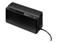 APC Back-UPS 600VA UPS Zabezpieczenie akumulatorowe i przeciwprzepięciowe z portem ładowania USB (BE600M1)