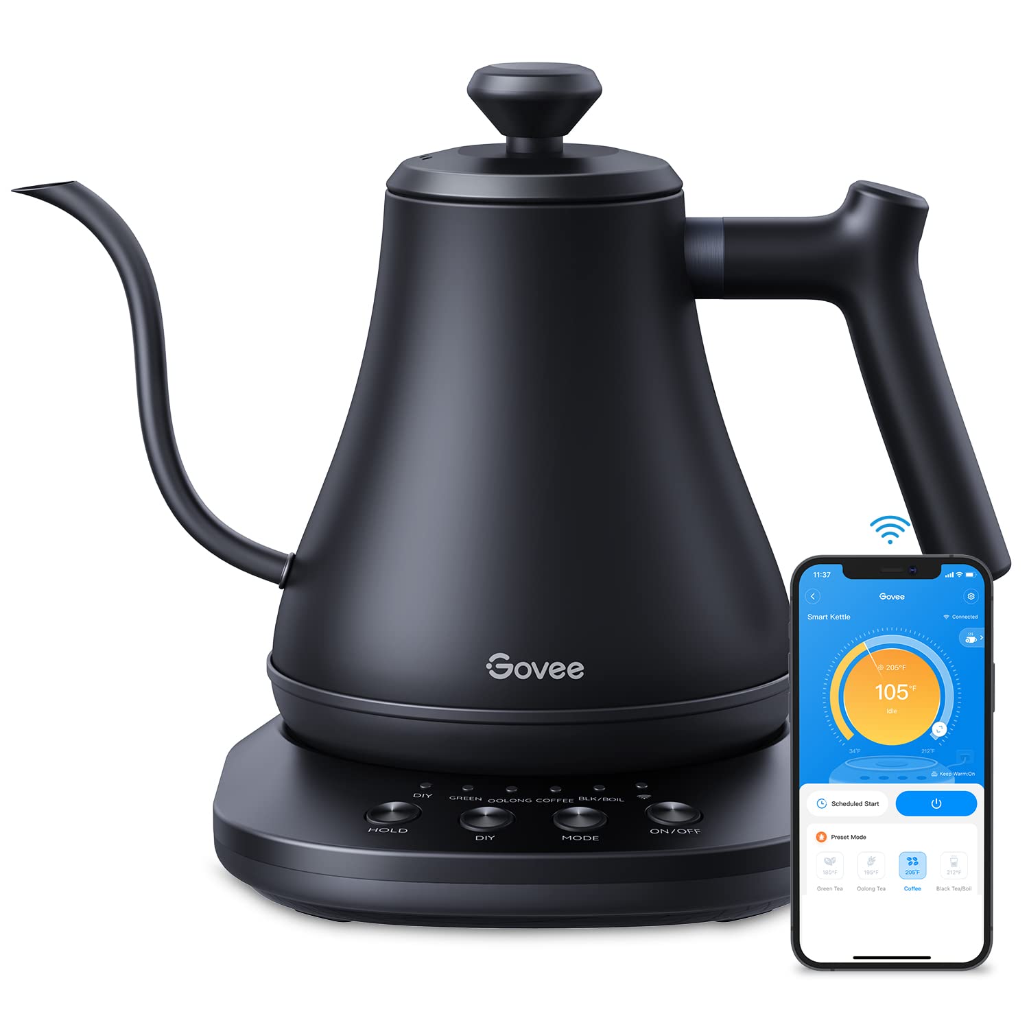 Govee Smart Electric Kettle, WiFi Variable Temperature ...