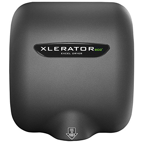 XLERATOR XL-GR-ECO Teksturowana grafitowa obudowa suszarki do rąk 110-120V