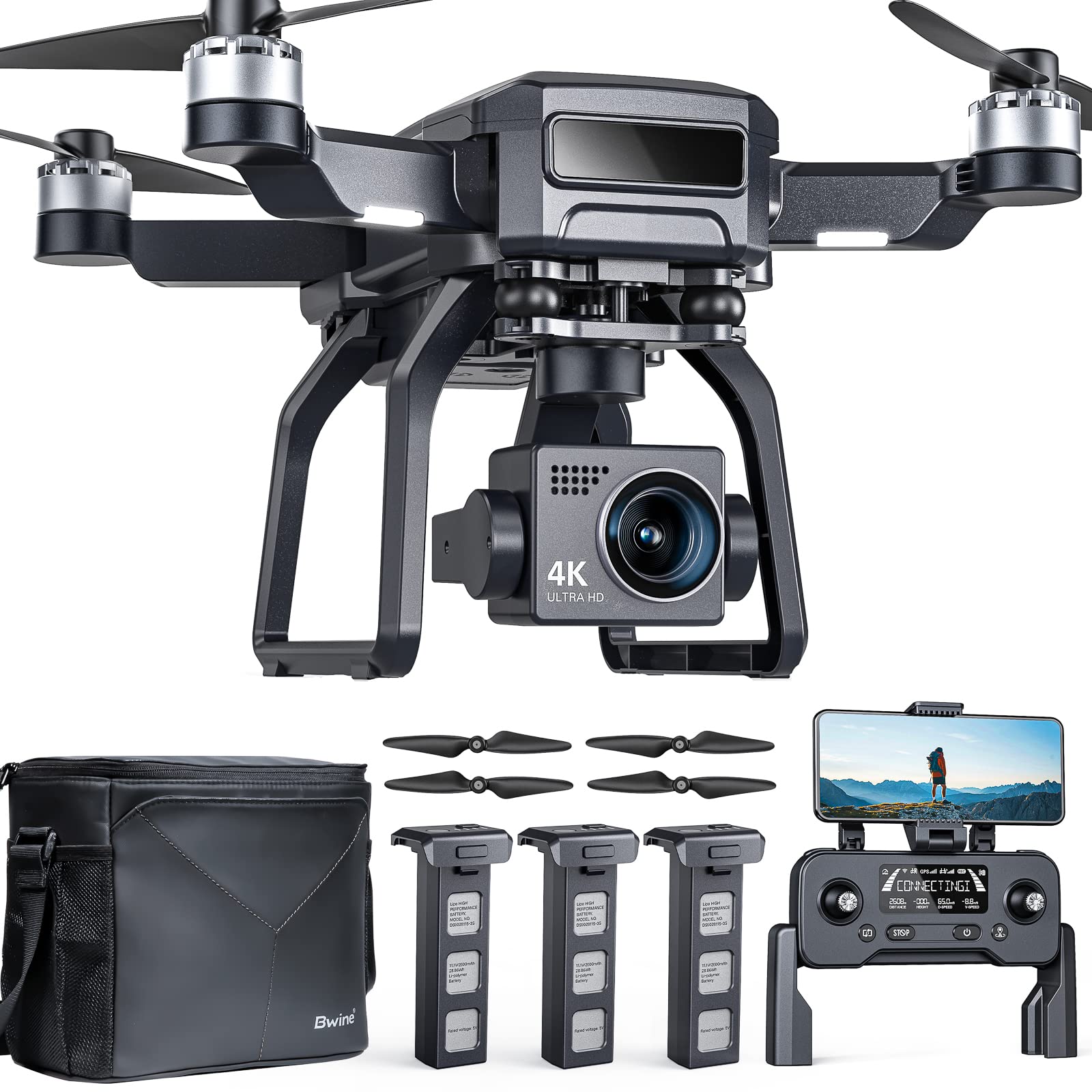 Bwine F7 GPS Camera Professional Drone with FAA Certifi...