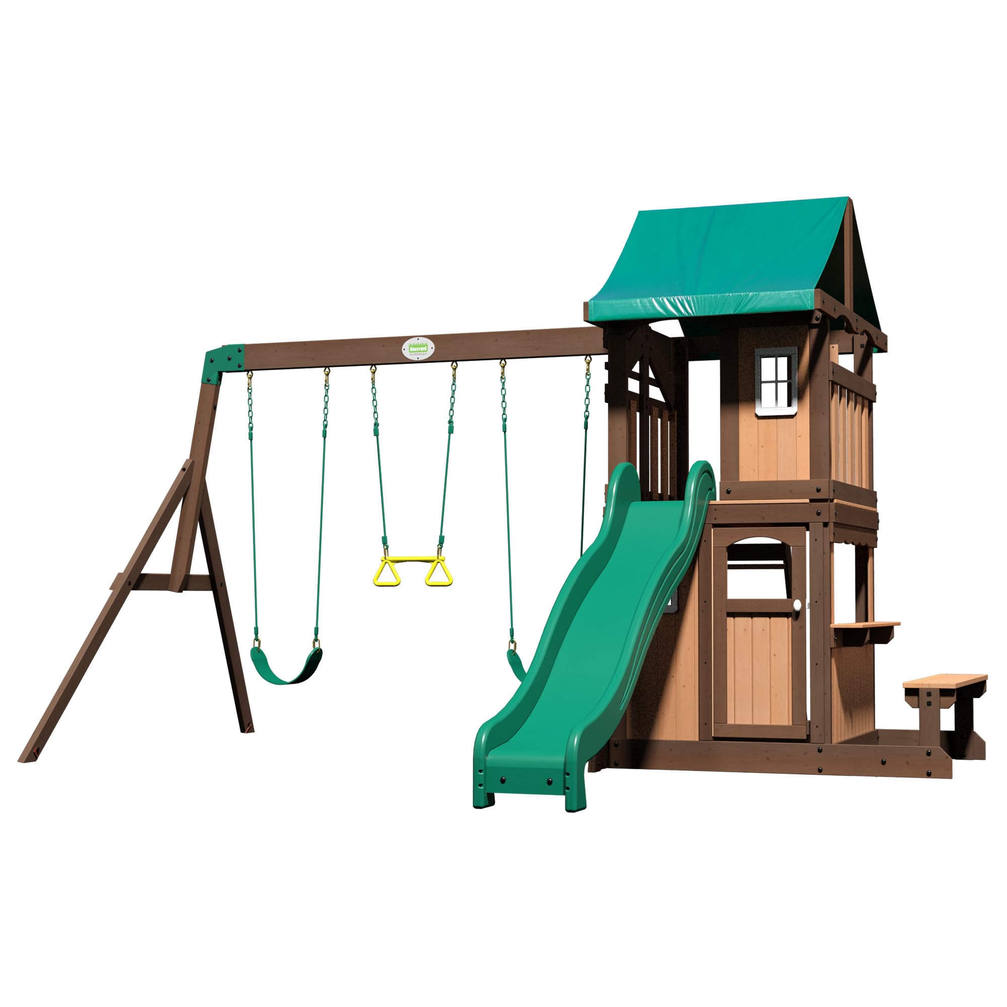 Backyard Discovery Lakewood Cedar Wood Swing Set...