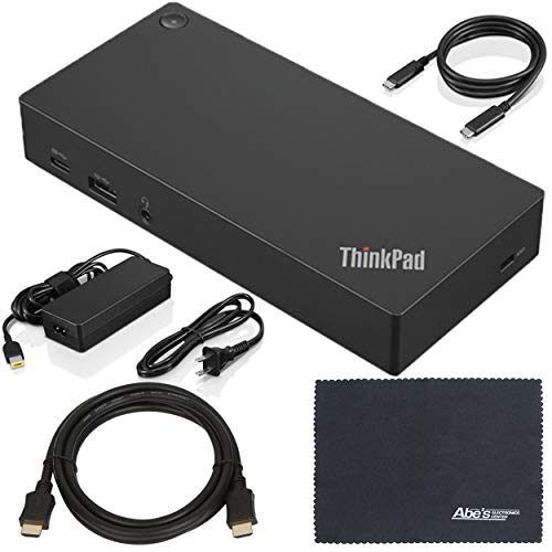 AOM Lenovo ThinkPad (40AS0090US) Stacja dokująca USB typu C Gen 2 + kabel ZoomSpeed HDMI (z Ethernetem) + pakiet startowy