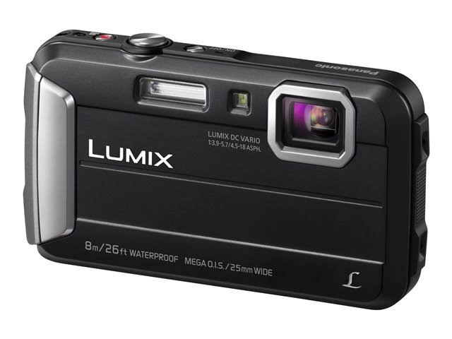 Panasonic DMC-TS30K LUMIX Wytrzymały aparat do aktywnego stylu życia (czarny)