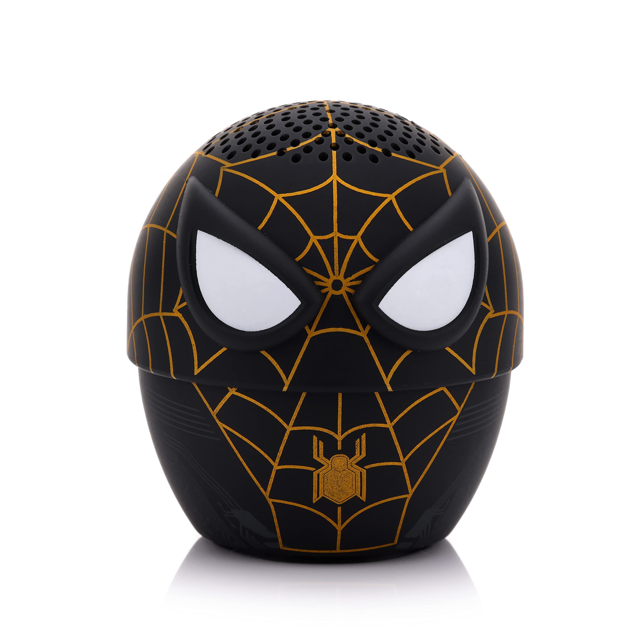 Bitty Boomers Marvel: No Way Home Czarno-złoty kostium Spider-Mana – mini głośnik Bluetooth