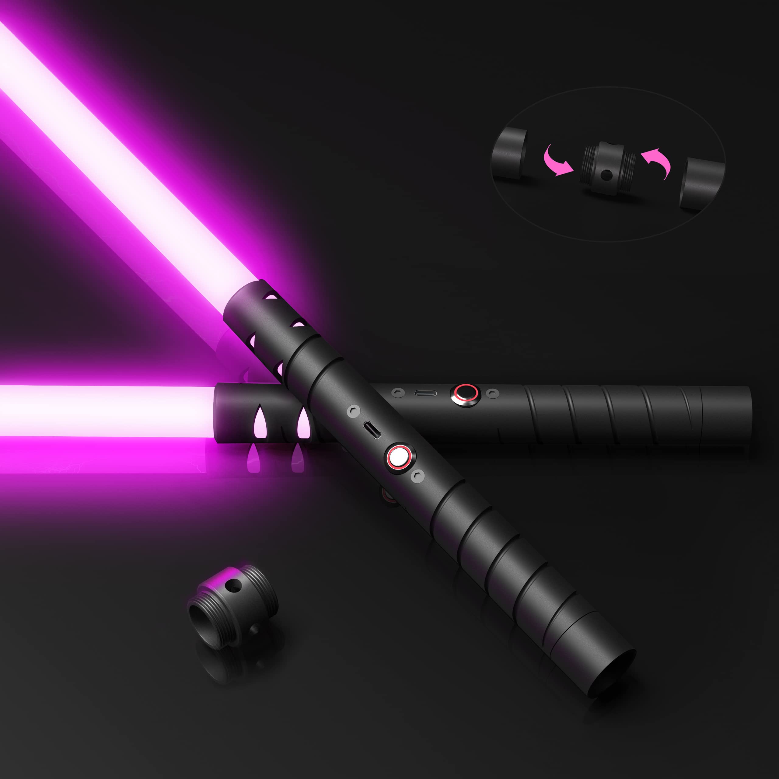 jvmusaber saber Lightsaber,Metal Hilt Force Fx Dueling ...