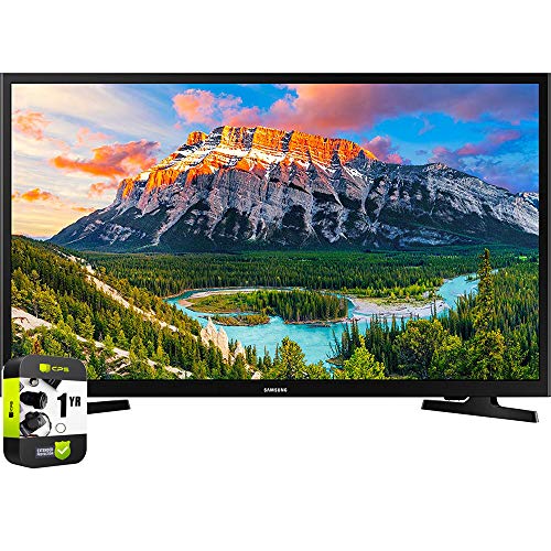 Samsung UN32N5300AFXZA 32-calowy telewizor Smart LED TV 1080p 2018 w kolorze czarnym z 1-letnim pakietem wzmocnionej ochrony CPS