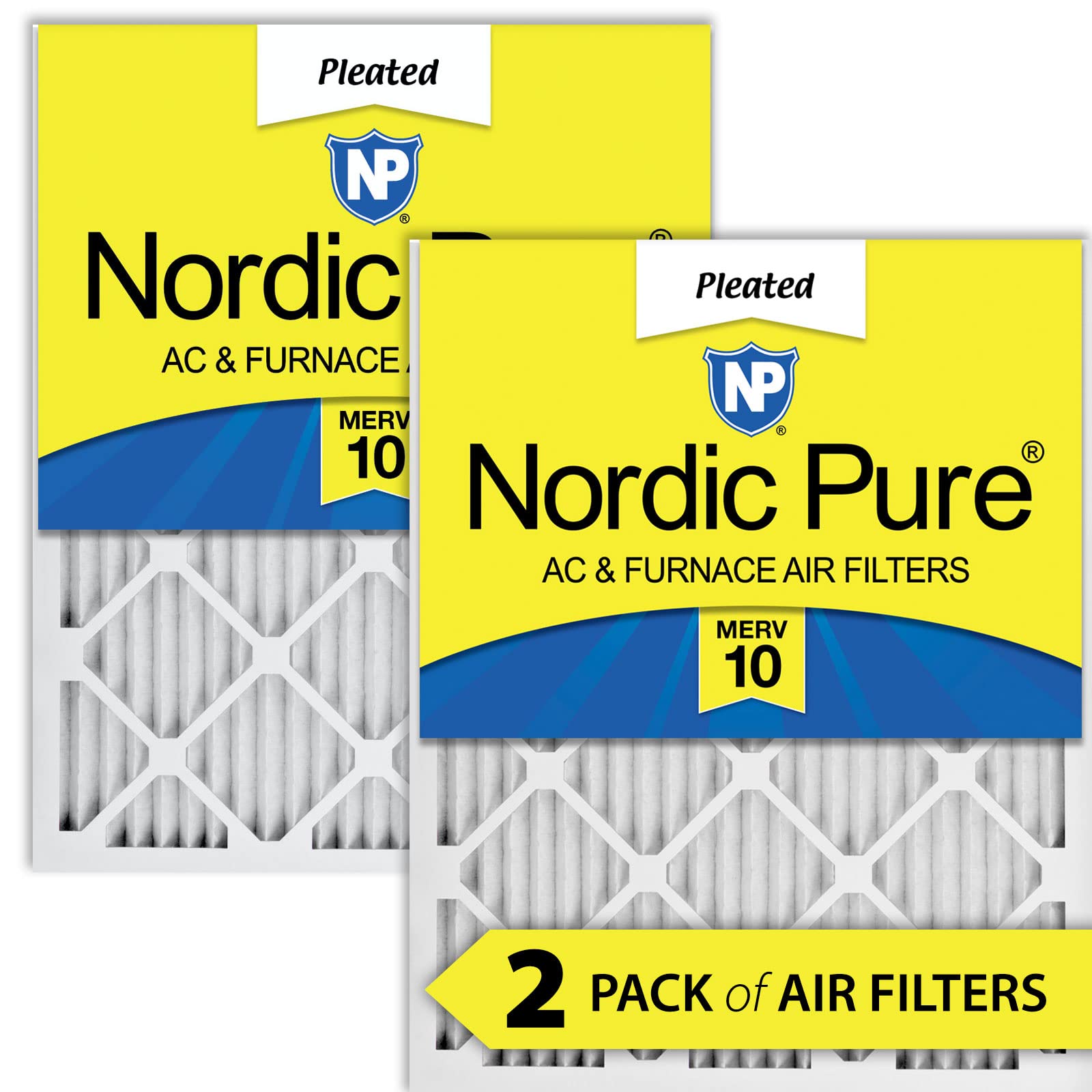 Nordic Pure Plisowany filtr powietrza do pieca AC 16x20x1 MERV