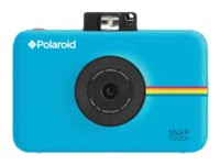 Polaroid Cyfrowy aparat fotograficzny Snap Touch z natychmiastowym drukiem i wyświetlaczem LCD (niebieski) z technologią druku Zink Zero Ink