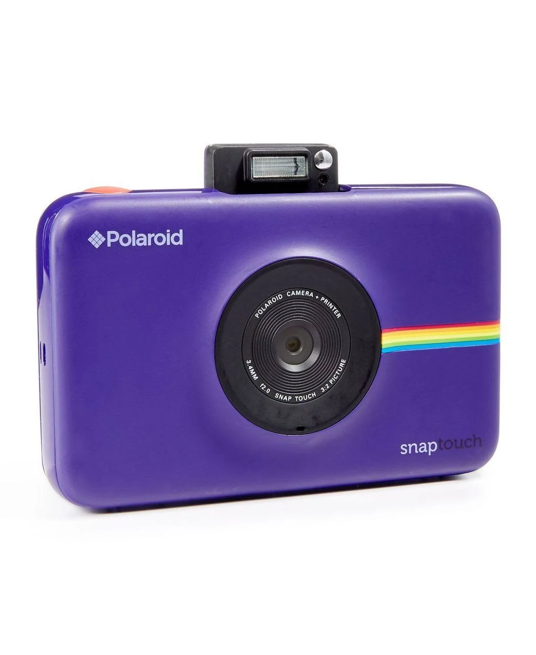 Polaroid Cyfrowy aparat fotograficzny Snap Touch z natychmiastowym drukiem i wyświetlaczem LCD (fioletowy) z technologią druku Zink Zero Ink
