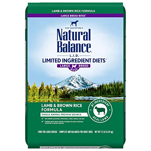 Natural Balance LID Limited Ingredient Diets Large Breed Bites Sucha karma dla psów ze zbożami
