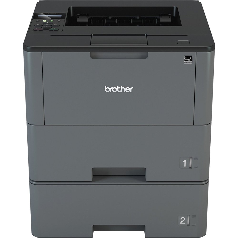 Brother Bezprzewodowa monochromatyczna drukarka laserowa HL-L6200DWT z drukiem dwustronnym i dwoma tacami papieru (gotowość do uzupełniania w Amazon Dash)