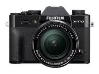 Fujifilm Czarny bezlusterkowy aparat cyfrowy  X-T10 – wersja międzynarodowa