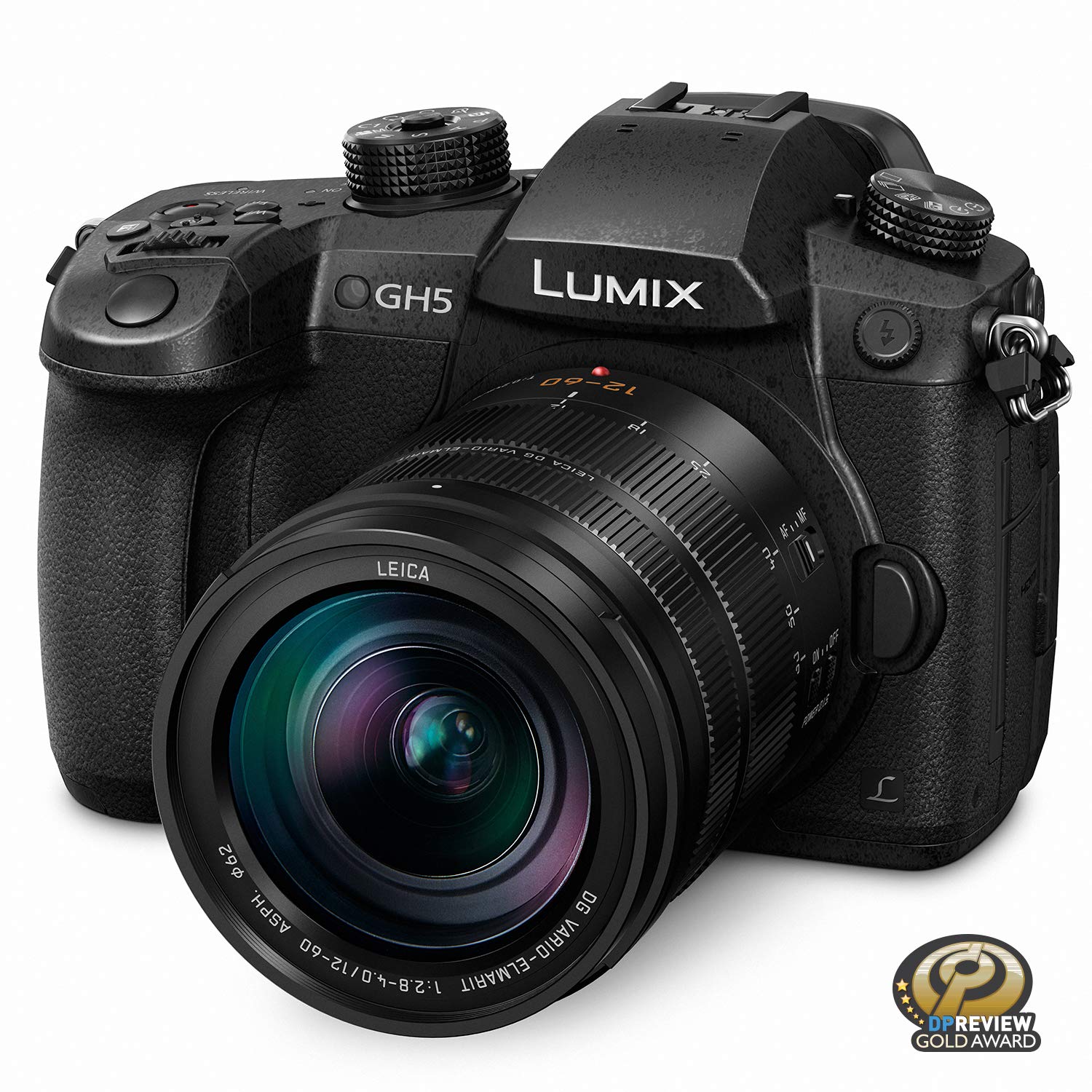 Panasonic Bezlusterkowy aparat LUMIX GH5 4K z obiektywe...