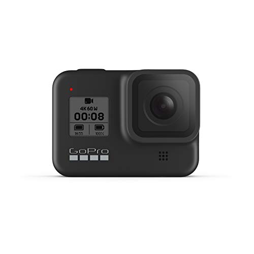 GoPro HERO8 Black – wodoodporna kamera akcji z ekranem dotykowym Wideo 4K Ultra HD Zdjęcia 12 MP Stabilizacja transmisji na żywo 1080p