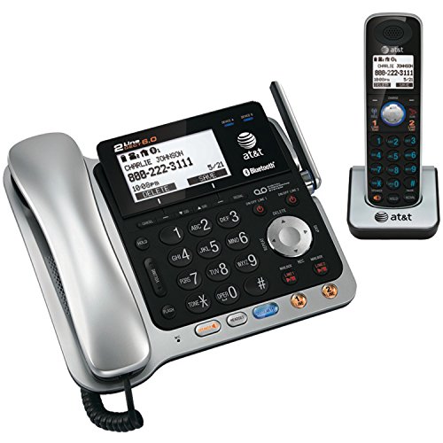 AT&T TL86109 TL86109 Dwuliniowy system telefoniczny DECT 6.0 z Bluetooth