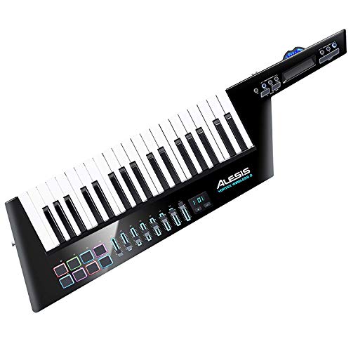 Alesis Wir bezprzewodowy 2 | Wysokowydajny bezprzewodowy kontroler Keytar USB / MIDI z profesjonalnym pakietem oprogramowania obejmującym ProTools | Pierwszy