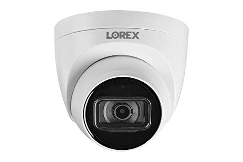 Lorex Dodatkowa kamera kopułkowa IP 4K Ultra HD PoE do zastosowań wewnętrznych i zewnętrznych z funkcją podsłuchu