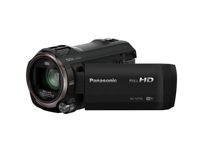 Panasonic Kamera HD HC-V770 z funkcją podwójnego nagrywania wideo w bezprzewodowym smartfonie